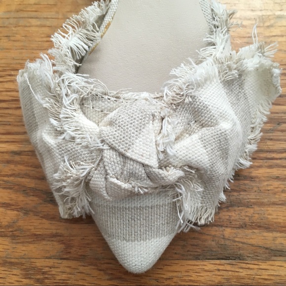 Seychelles LA Flats Striped with Bows Like New 6 - Picture 3 of 8